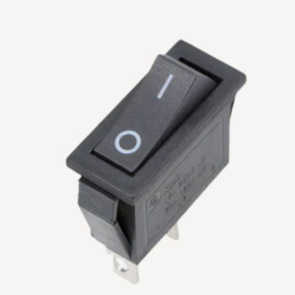 ROCKER SWITCH 1P1T 16A ON-OFF 125VAC QT 13.5X28MM BLK{{