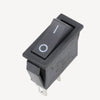 ROCKER SWITCH 1P1T 16A ON-OFF 125VAC QT 13.5X28MM BLK