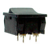 ROCKER SWITCH 2P1T 6A ON-OFF 250VAC PCMT 22X20MM BLK{{