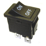 ROCKER SWITCH 2P1T 12A ON-OFF 125VAC QT 13X20MM BLK