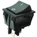 ROCKER SWITCH 2P1T 16A ON-OFF 125VAC QT 22X30MM BLK