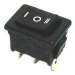 ROCKER SWITCH 1P2T 10A ON-OFF-ON 125VAC QT 13X20MM BLK