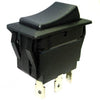 ROCKER SWITCH 1P2T 5A ON-OFF-ON 12VDC QT 21X38MM BLK