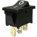 ROCKER SWITCH 1P2T 10A ON-NONE- ON 125VAC QT 13X20MM BLK