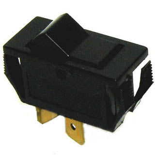 ROCKER SWITCH MOM 1P1T 8A (ON)- OFF 250VAC QT 12X28MM BLK