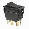 ROCKER SWITCH MOM 2P2T 20A 125V ON-OFF-(ON) QT 20X38MM
