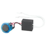 ROCKER SWITCH LIT 1P1T 16A ON- OFF 125VAC QT 20MM DIA BLU LIT