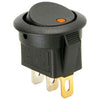 ROCKER SWITCH LIT 1P1T ON-OFF 16A 12VDC 20MM ORANGE