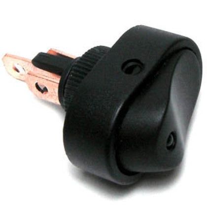 ROCKER SWITCH 1P1T ON-OFF LED BL 16A/12VDC