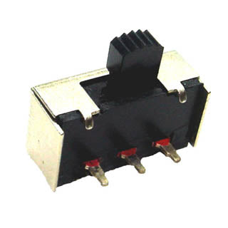 SLIDE SWITCH 1P2T ON-ON PCRA 10X20MM{{