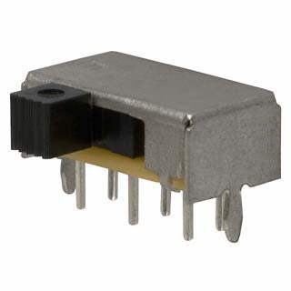 SLIDE SWITCH 2P2T ON-ON PCRA 3LS