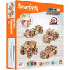 SMARTIVITY TORQUE BUSTER 3D WOODEN CAR STEM TOY BUILDING SET