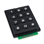 KEYPAD 4X3 KEYS 12 KEYS MEMBRANE SWITCH ABS PLASTIC