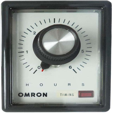 TIMER AC 120V 0-6HR 2P2T RND SKT  8P{{