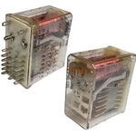 RELAY DC 12V 6P2T 2A 20P SKT 2A/120VAC