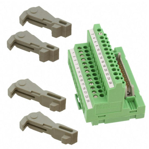TERM BLOCK 26P DIN RAIL {{