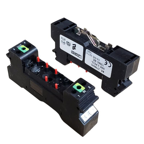 TERM BLOCK DIN RAIL BASE ELEMENT FOR UAK SURGE PROTECTION PLUG{{