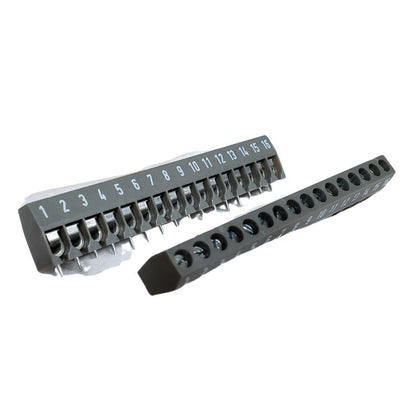 TERM BLOCK 16P PCST 5MM GREY {{