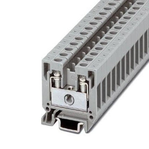TERM BLOCK DIN RAIL 15MM 24-12 AWG 32A 500V{{