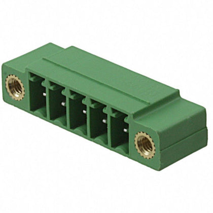 TERM BLOCK 5P SHRD PCRA 3.81MM MALE GRN{{