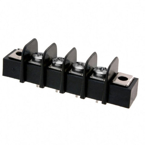 TERM BLOCK 4P PCST 1ROW BLK