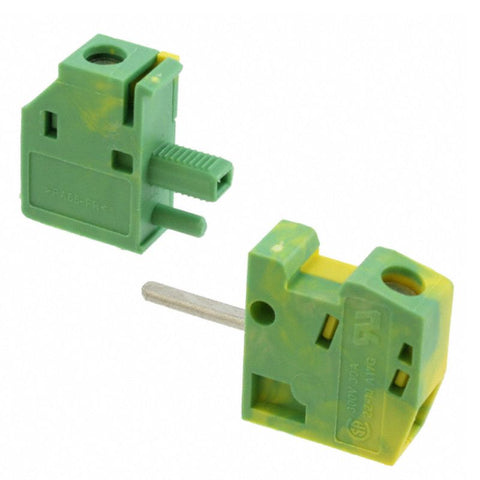 TERM BLOCK PANEL FEED THROUGH 10.1MM WIDE 20-6AWG 76A/400V