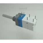 POT LOG 10K DUAL WITH SWITCH SPLIT KNURL SHAFT