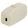 LAMP CORD SWITCH INLINE 1P1T WHT 3A/125VAC