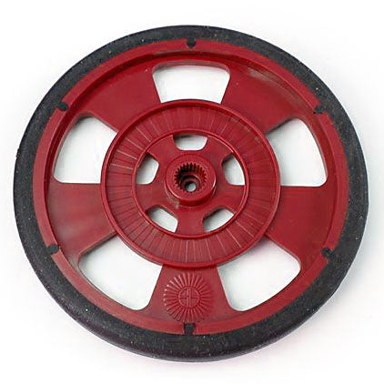 WHEEL RUBBER 69MM DIA 7.6MM WIDE FOR SERVO MOTOR RED