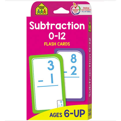 SUBTRACTION FLASH CARDS