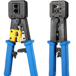 CRIMPER RJ45 & RJ11/12 PASS-THRU WITH CUTTER AND STRIPPER