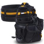 HANDYMAN TOOL BELT SET 3PC WITH CLIP ON & CLIP OFF BELT 32-48 IN