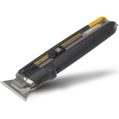 KNIFE UTILITY / SCRAPER  2 IN 1 WITH 5 BLADES NON SLIP GRIP