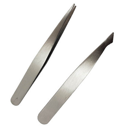 TWEEZER METAL 2PC SET