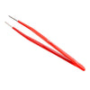 TWEEZER METAL 6IN W/PLAST SLEEVE STRAIGHT NOSE
