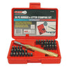 NUMBER & LETTER STAMPING 38PC/SET ASSORTED