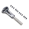 WATCH CASE OPENER KIT 5.5INCH WRENCH 4 SETS OF CLAMPS