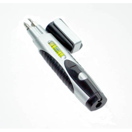 SCREWDRIVER SLOT/PHILIPS POCKET STYLE 6IN W/FLASHLIGHT & LEVEL