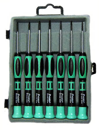 SCREWDRIVER SLOT/PHIL 7PC/SET