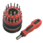 SCREWDRIVER MULTIBIT 30 IN 1 SLOT/PHIL/HEX/TORX 32PC/SET