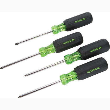 SCREWDRIVER ROBERTSON SET OF 4 #0 #1 #2 #3 HEAVY DUTY