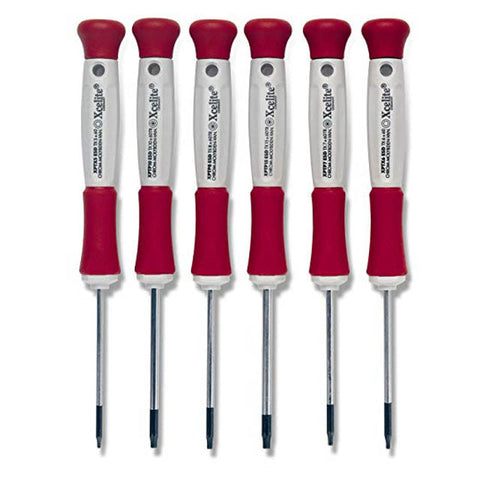 SCREWDRIVER TORX 6PCS/SET ESD SAFE T5 T6 T7 T8 T10 T15 6IN