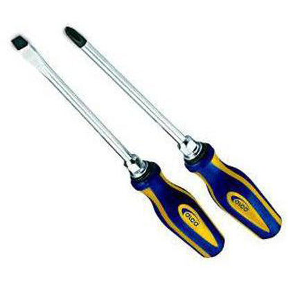 SCREWDRIVER SET PHIL#1X2IN/ SLOT 3/16X4IN 2PC/SET