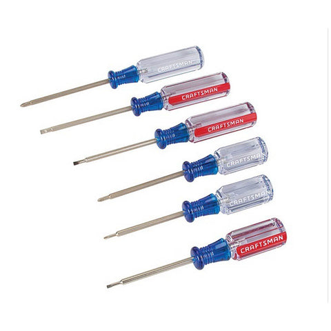 SCREWDRIVER SET PHILIPS/SLOT 6PCS/SET JEWELERS SET