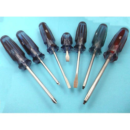 SCREWDRIVER SET 7PCS SLOT 3PCS PHILIPS/ROBERTSON 2PCS