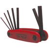HEX KEY SET SAE FOLDING 8PC/SET ASSORTED