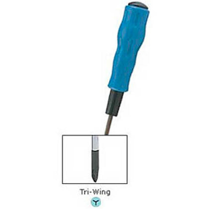 SCREWDRIVER TRI-WING #3 5.4IN SHAFT DIA:3MM