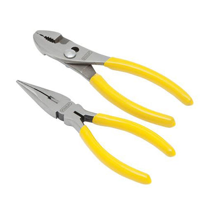 PLIERS SET 6IN LONG NOSE & SLIP JOINT 2PCS/SET