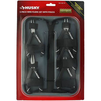 PLIERS 5PC/SET MINI LINESMAN/END CUTTING/DIAGONAL/LONG NOSE/FLAT