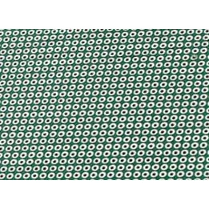 PCB ETCHED SS 4X5IN 1 HOLE PAD TIN 0.1IN PITCH